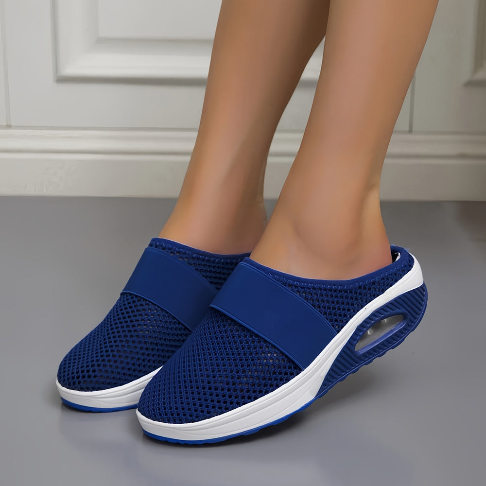Elarova | Mesh Obermaterial dicke Sohle Hausschuh