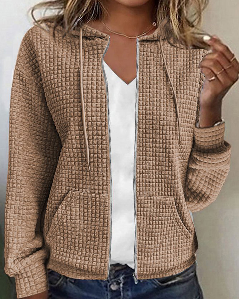 Elarova | Modisches Sweatshirt Mit Kapuze Und Taschen Für Frauen