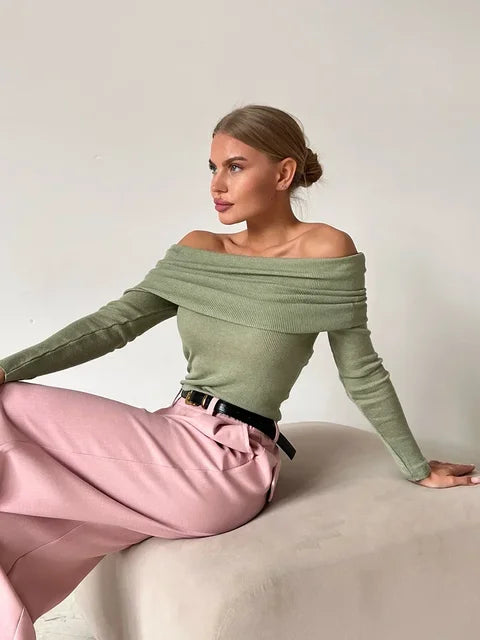 Elarova | Off Shoulder Pullover