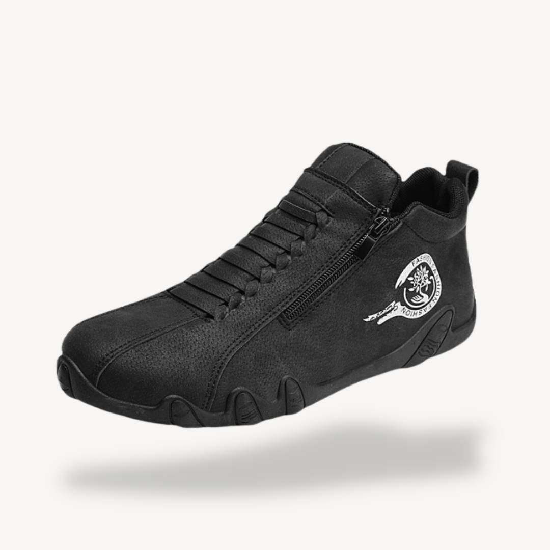 Elarova | Orthopädische Herren Freizeit-Winterschuhe aus Leder