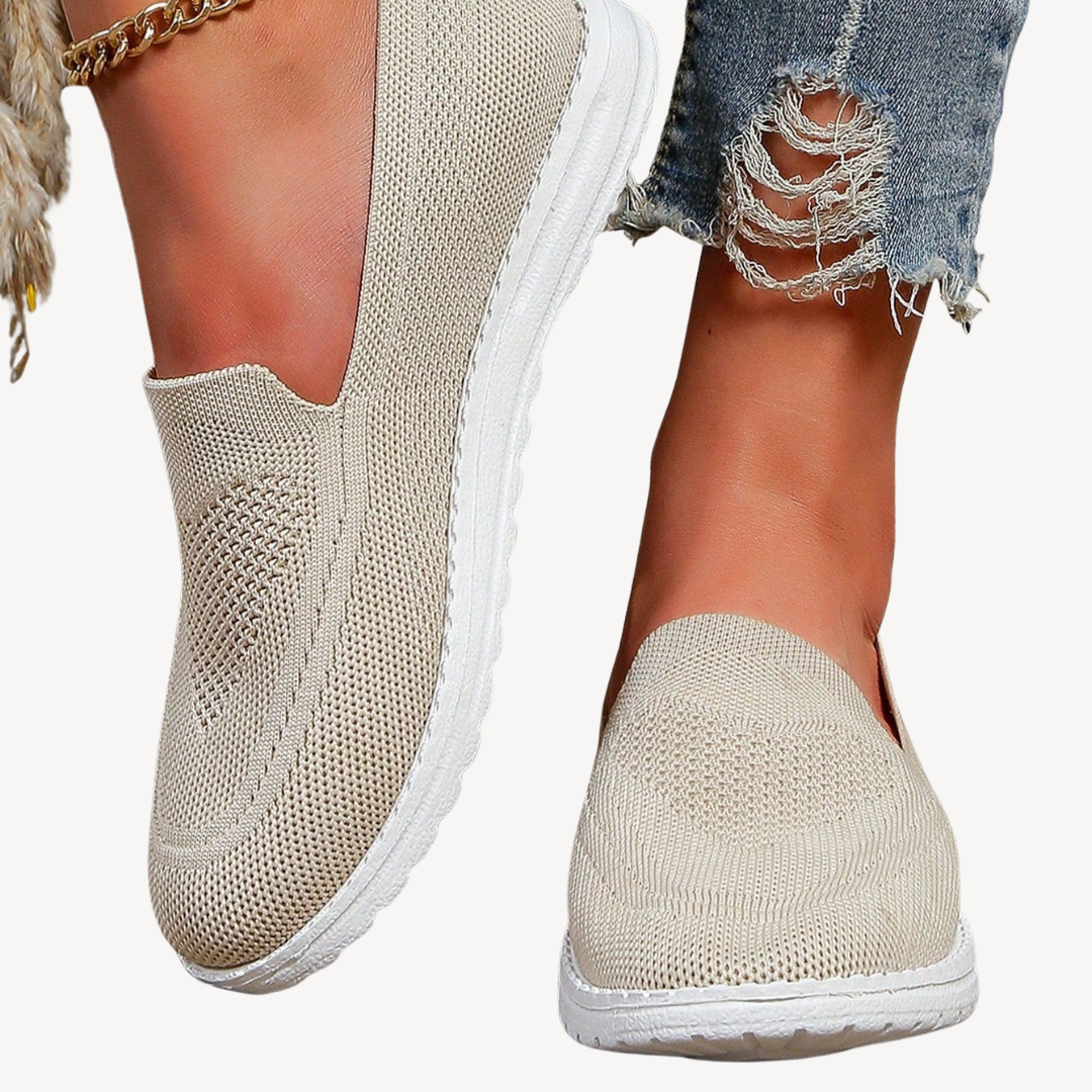 Elarova | Orthopädische Slip-On-Sneakers aus Strick für Damen