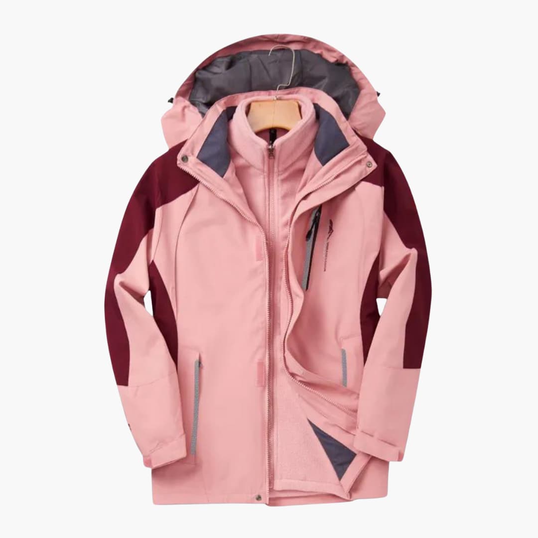 Elarova | Outdoorjacke für Herren mit Kapuze und Frontreißverschluss
