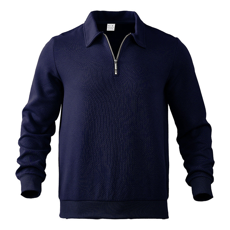 Elarova | Polopullover mit Reißverschluss für Herren