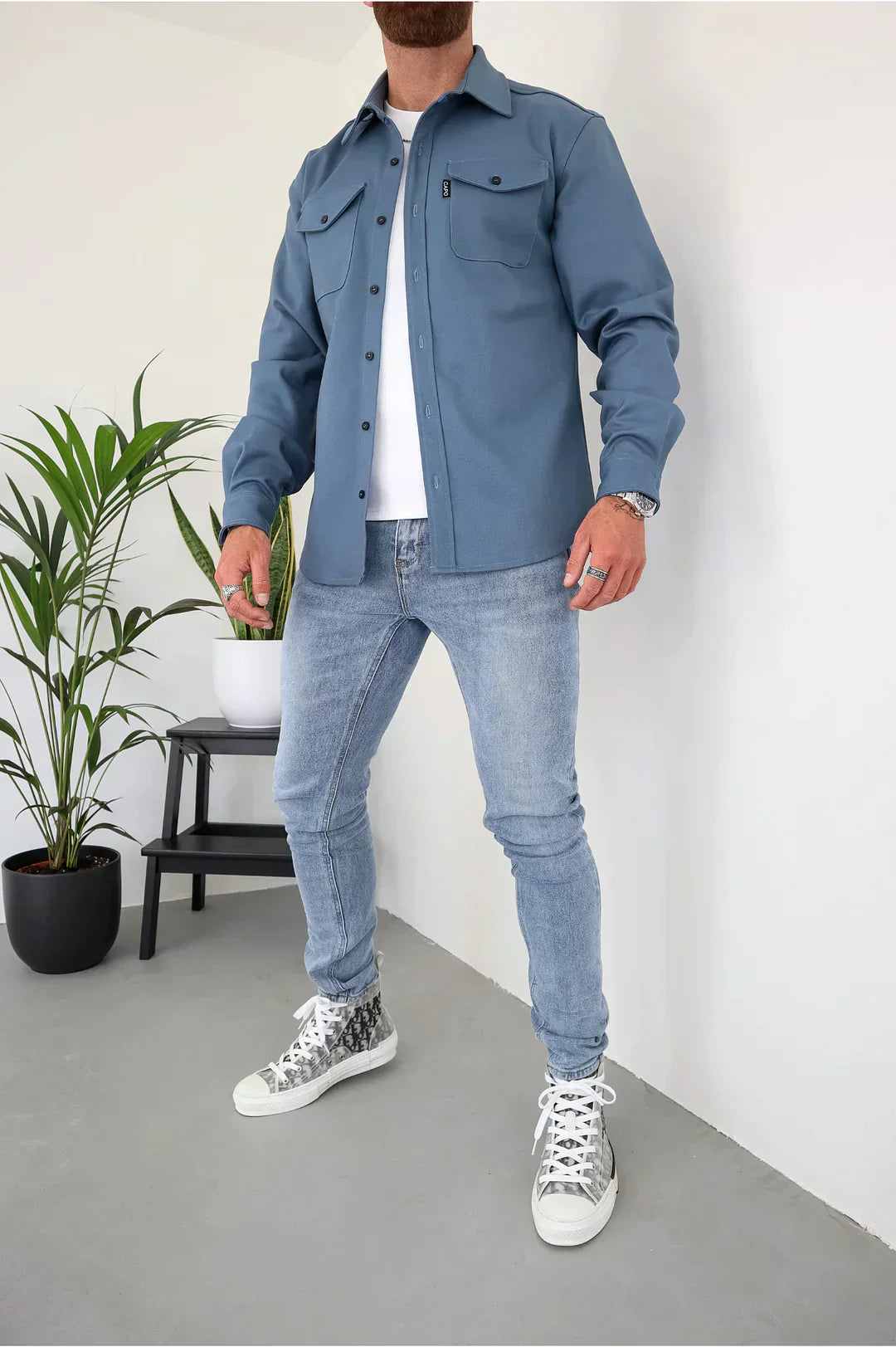 Elarova | Premium-Jacke mit Knopfverschluss für Herren | Stylische und bequeme Jacke