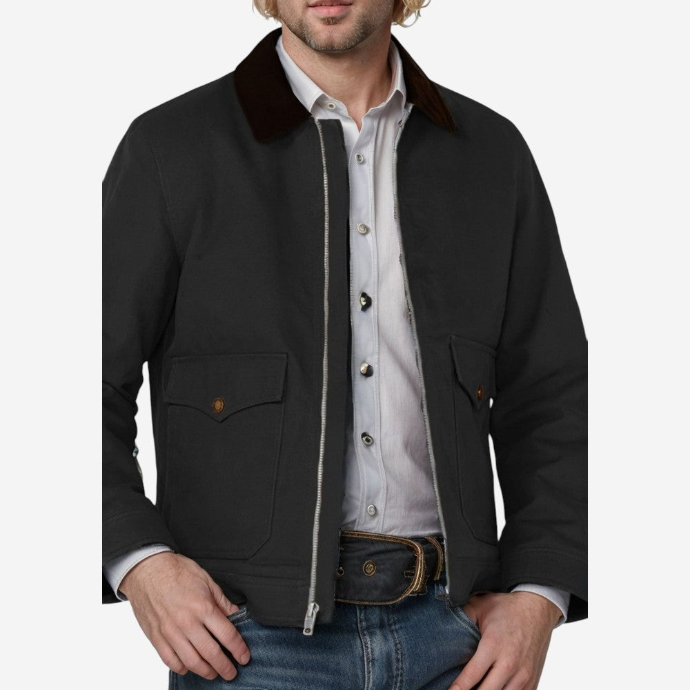 Elarova | Reißverschlussjacke aus Baumwollmischung