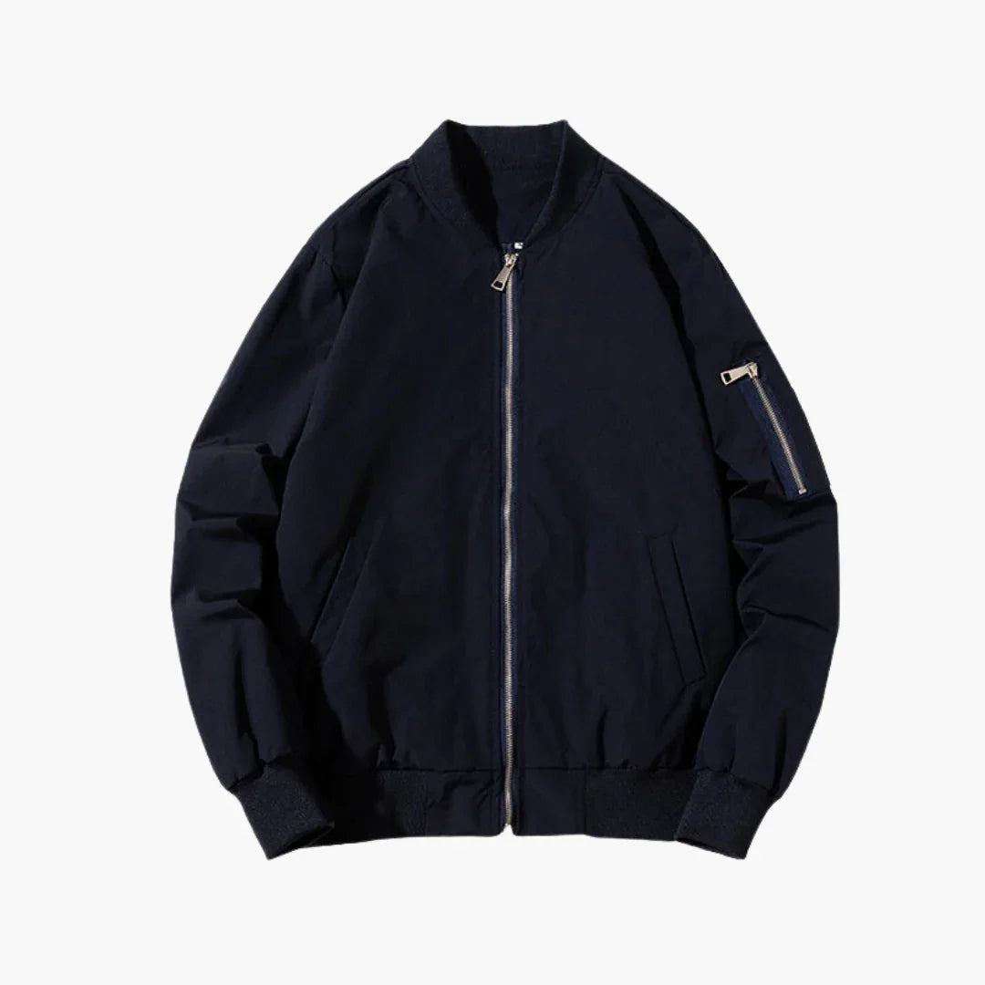 Elarova | Slim-Fit Bomberjacke mit Reißverschluss für Herren