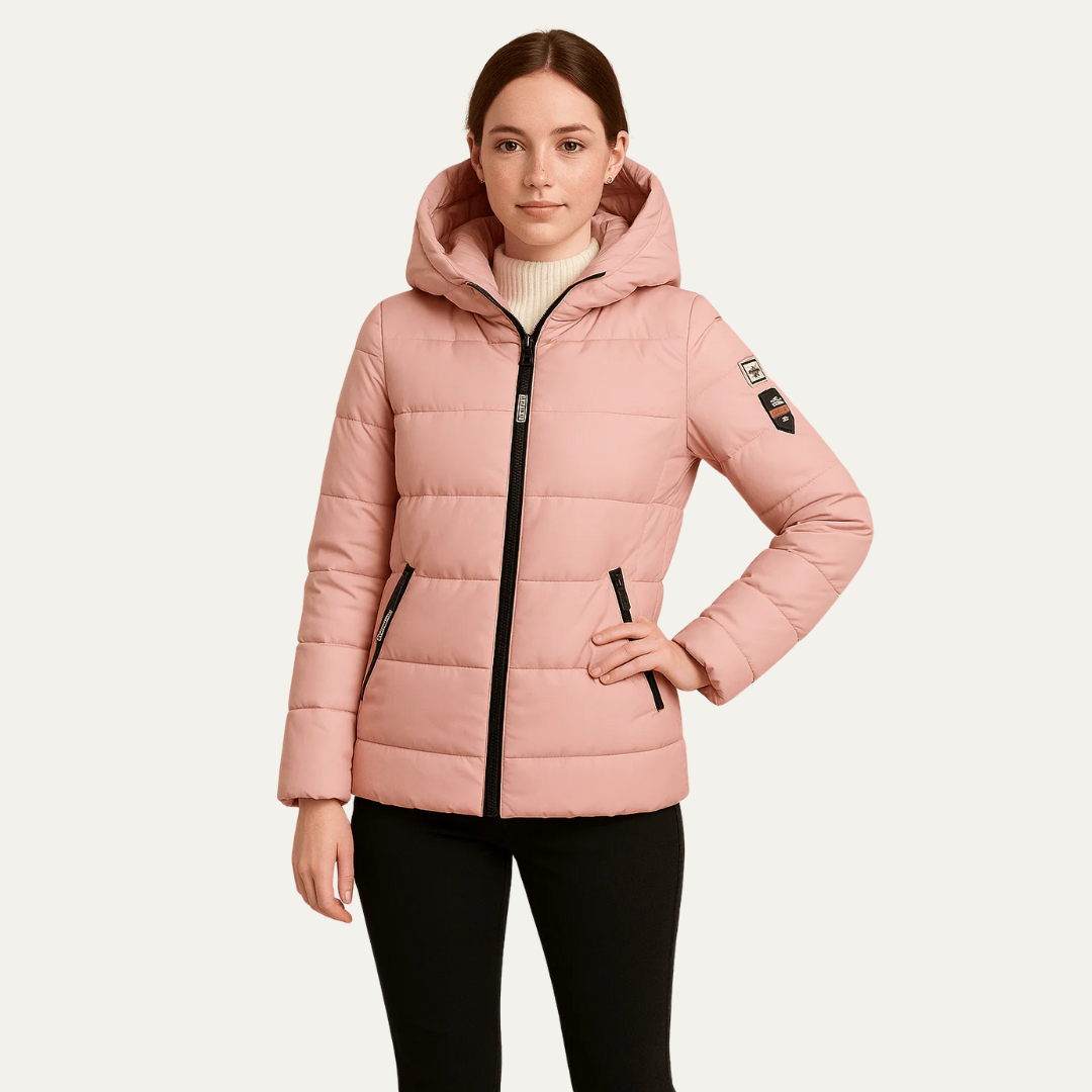 Elarova | Sportliche DamenPufferjacke mit Kapuze