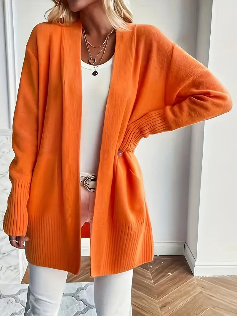 Elarova | Strickjacke mit offener Vorderseite für Damen