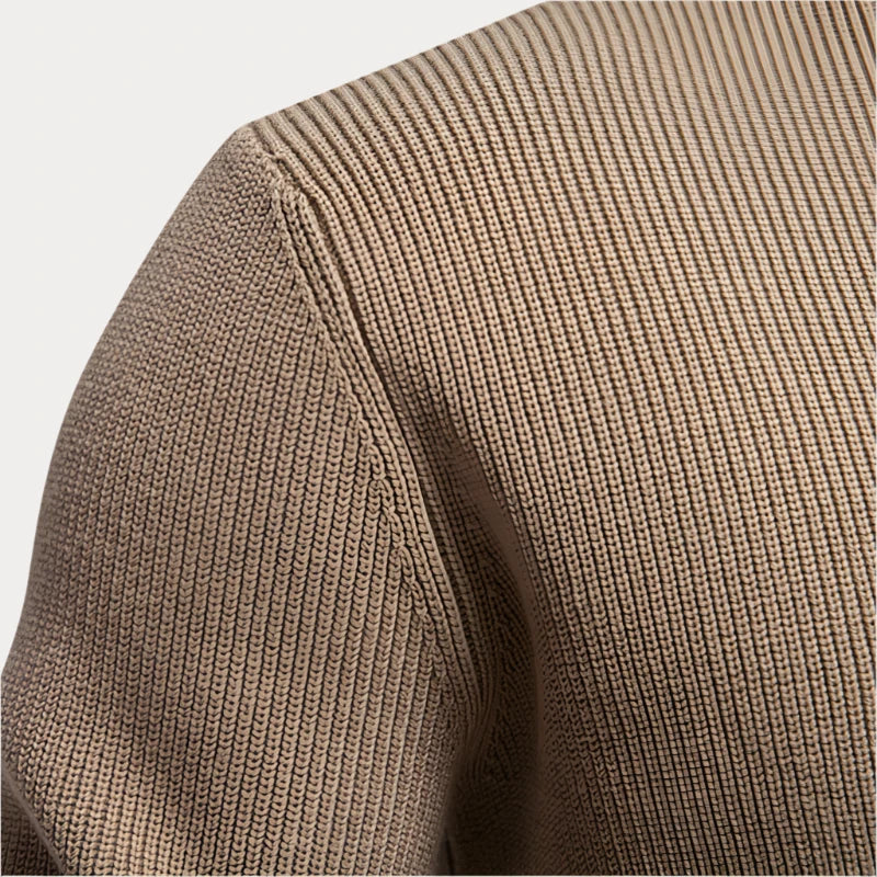 Elarova | Strickpullover mit Knöpfen für Herren