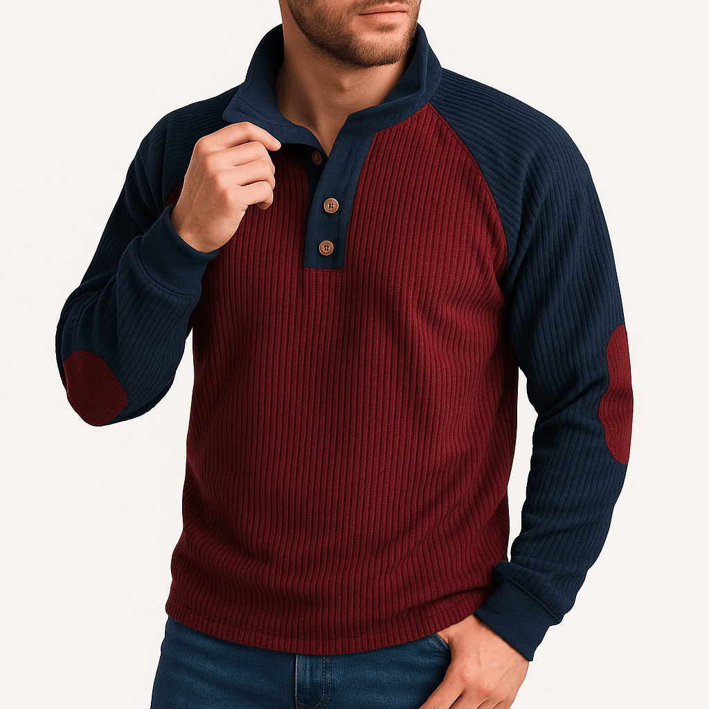 Elarova | Strukturiertes Strick-Sweatshirt