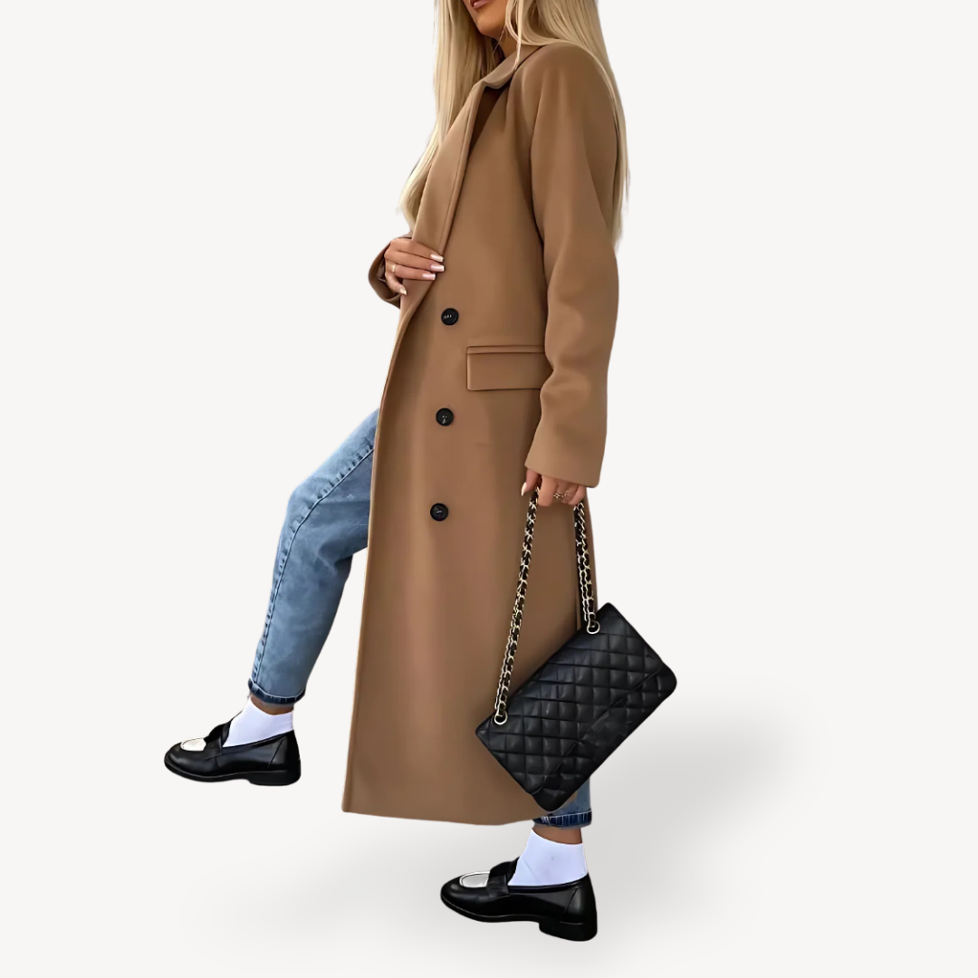 Elarova | Trenchcoat aus Wollmischung für Damen