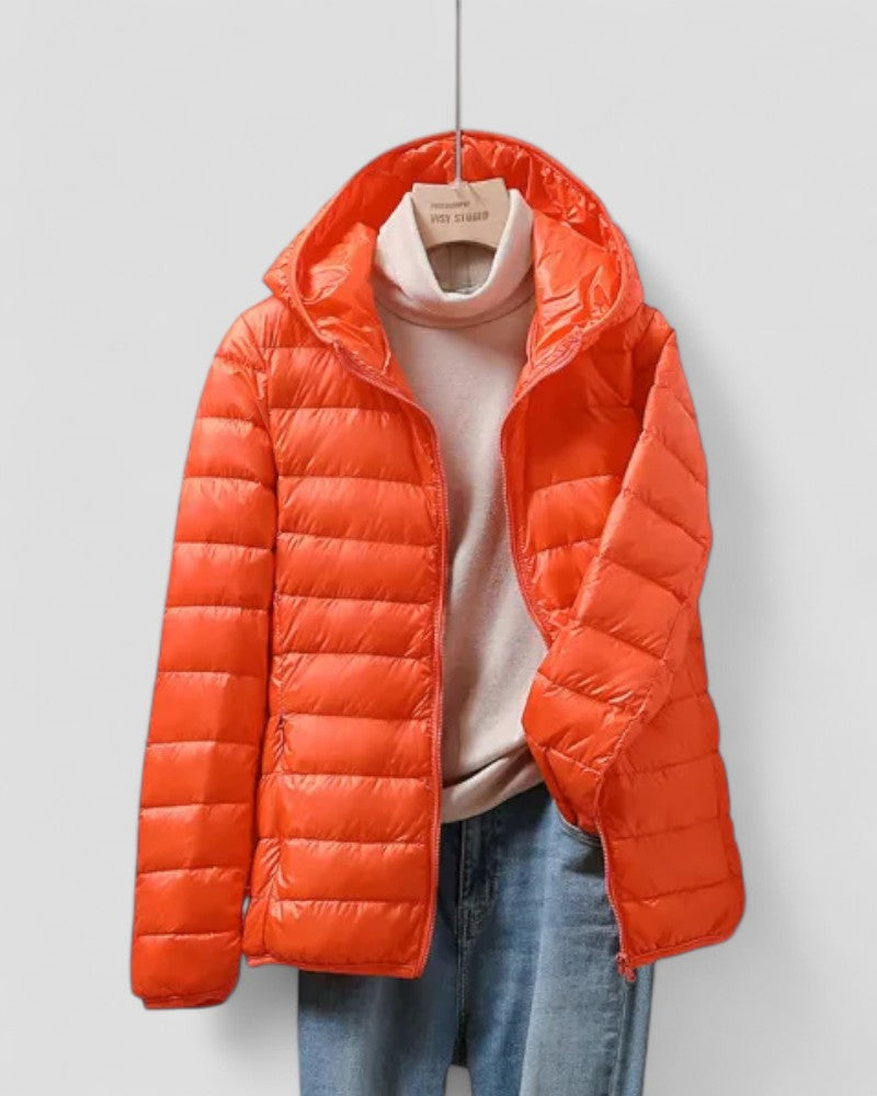 Elarova | Ultraleichte, winddichte Pufferjacke für Damen