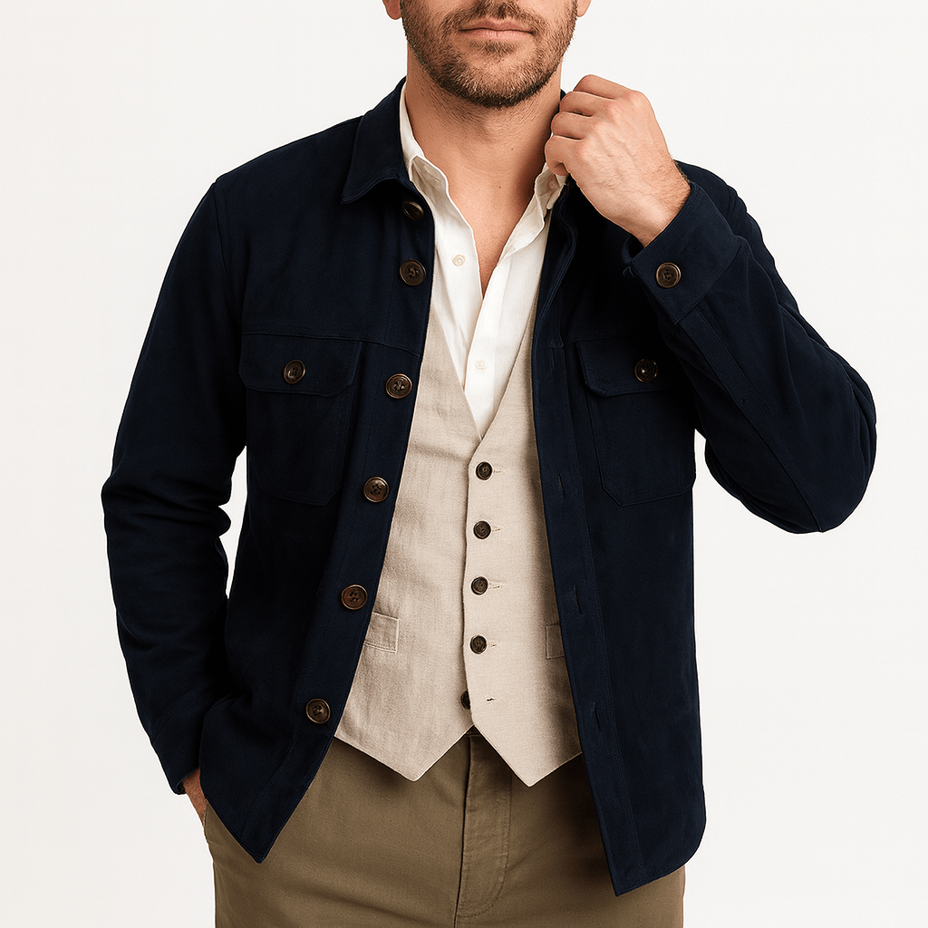 Elarova | Vintage Wildleder Blazer