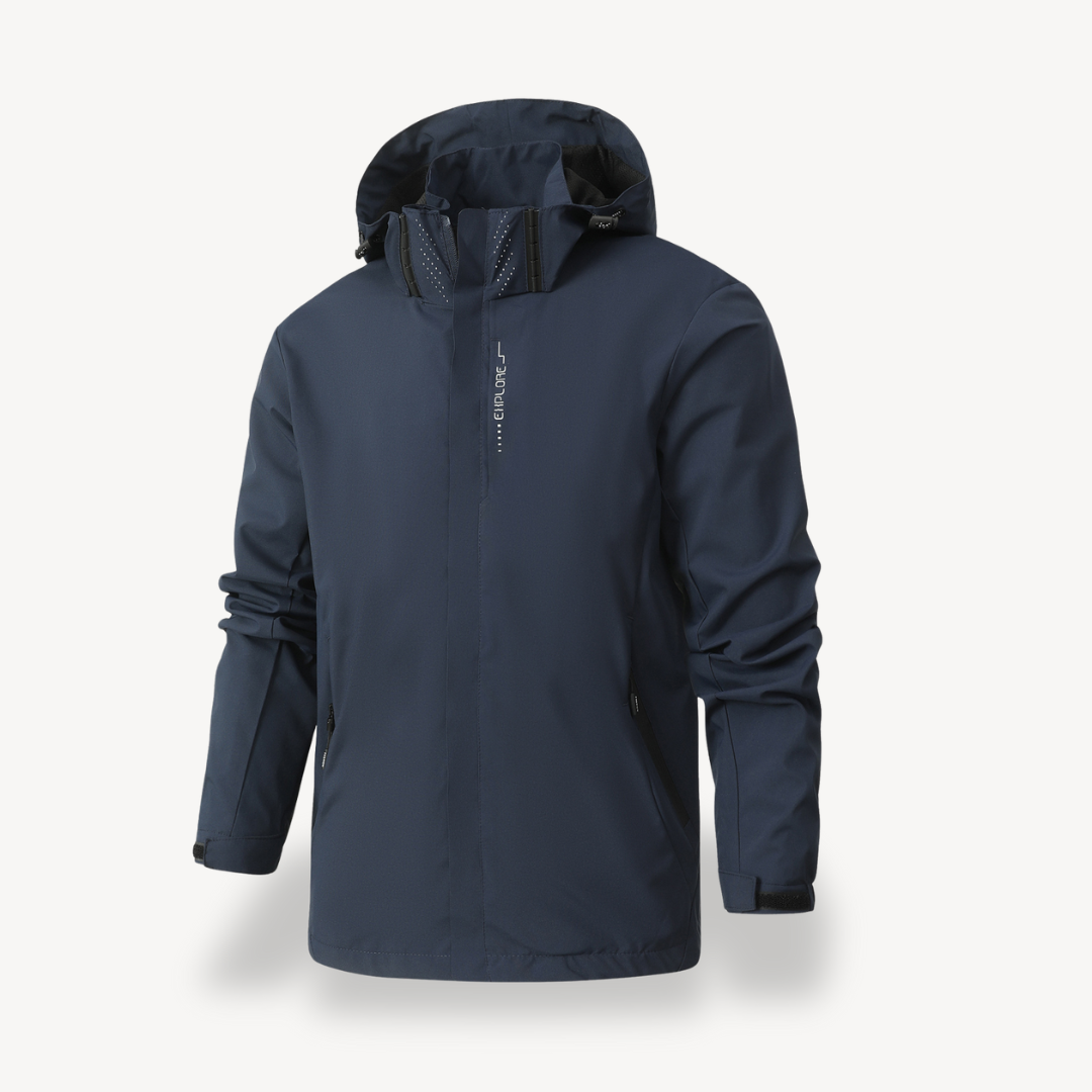 Elarova | Wasserdichte Windbreaker-Wanderjacke für Herren