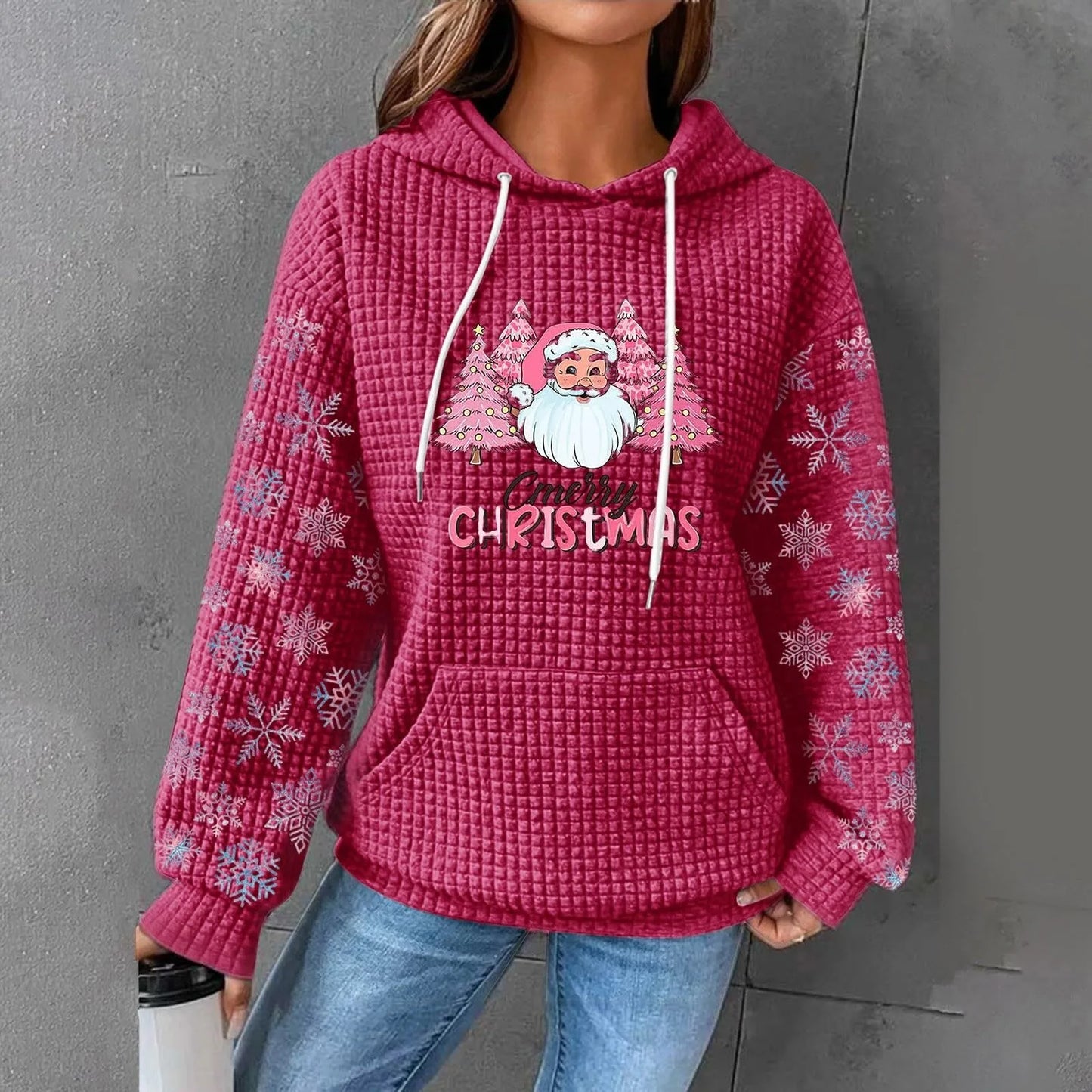 Elarova | Weihnachten Drucken Kapuzenpulli