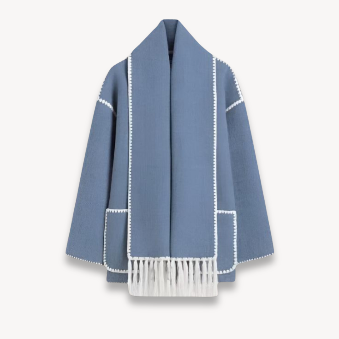 Elarova | Winterjacke mit Schal für Damen