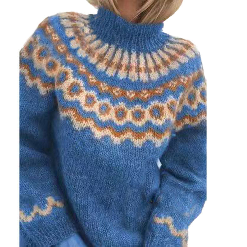 Elarova | Winterpullover weicher WollKaschmir Damenpullover für kalte Tage