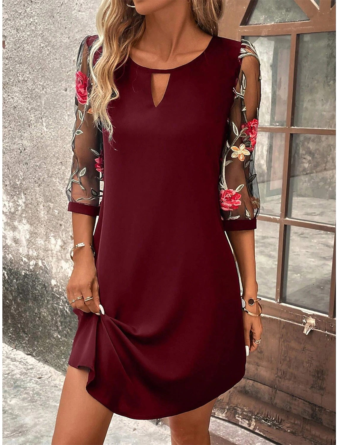 Variant image for Elegancesophie™ – Damen Kleid Hochzeitsgast mit Schmeichelhafter Silhouette-13
