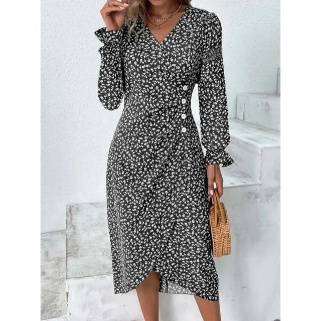 Variant image for Isabelle™ – Damen Kleid mit Blumenmuster Atmungsaktiv und Figurschmeichelnd-49