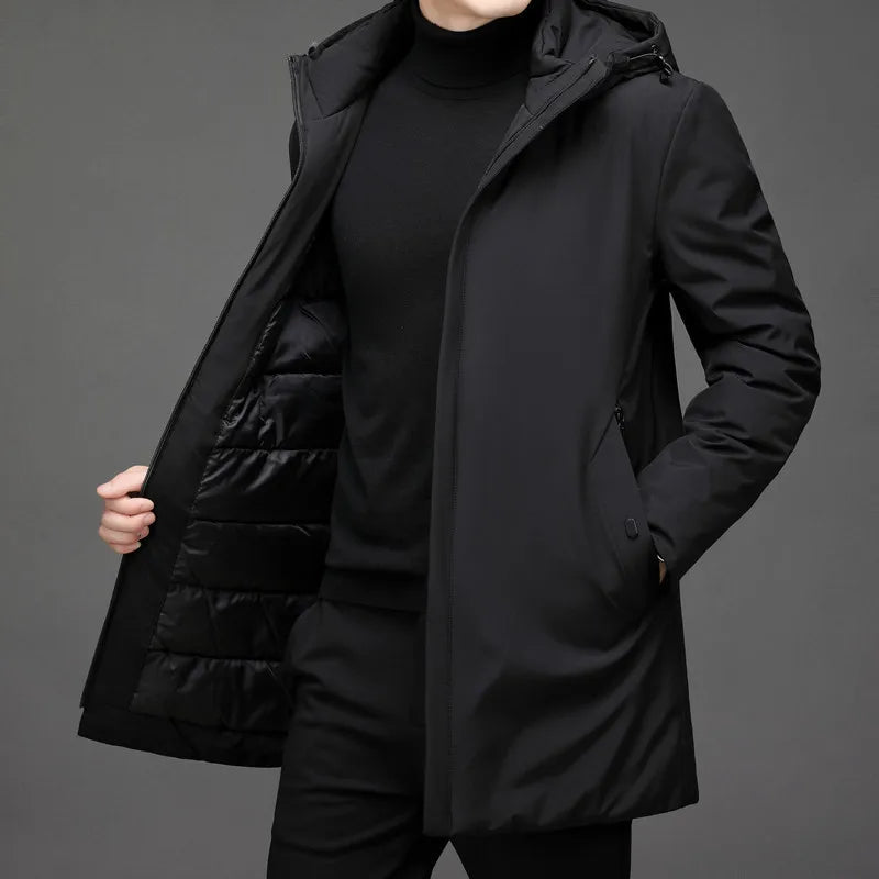 Elarova | Elegante Kapuzenjacke für Herren
