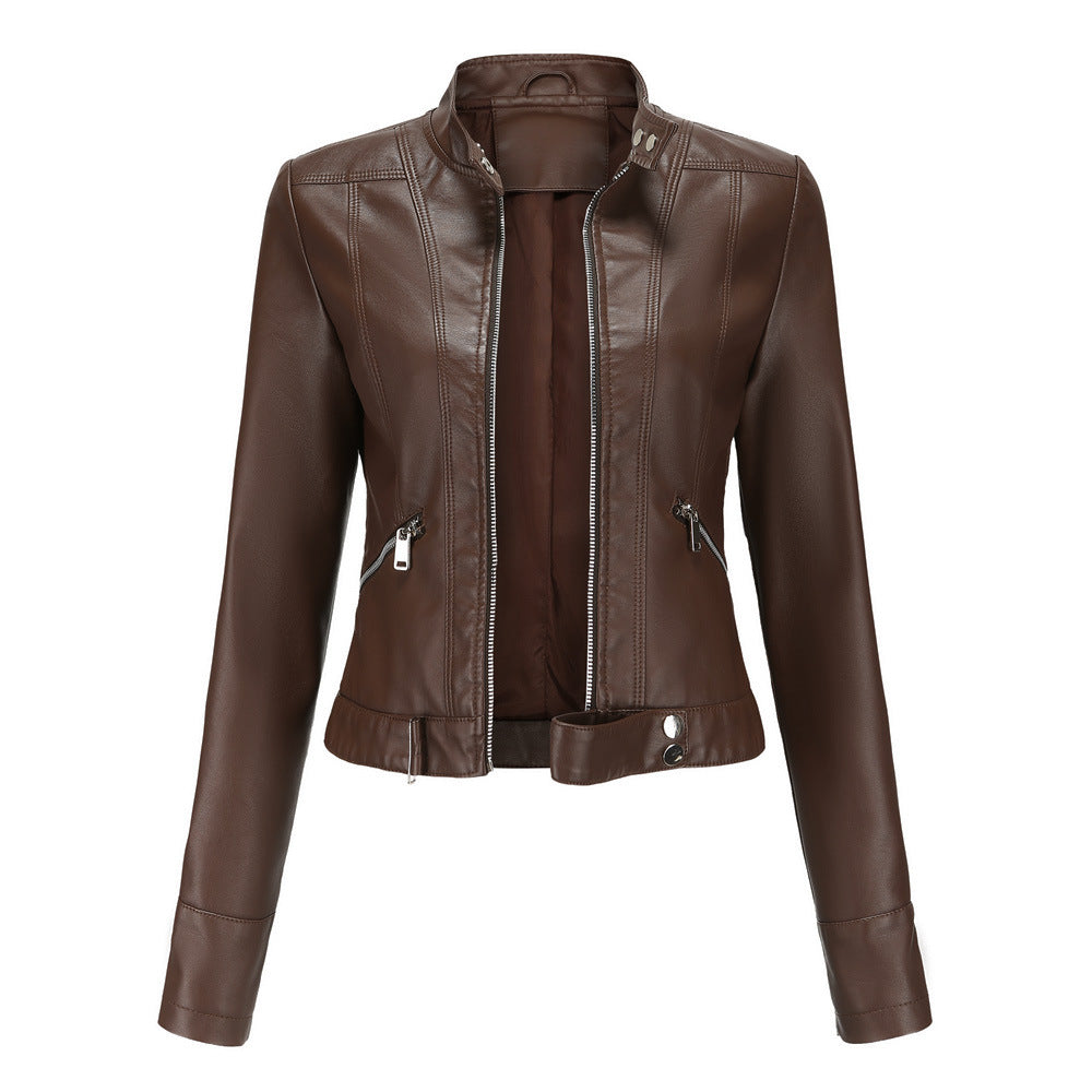 Elarova | Elegante Lederjacke für Damen