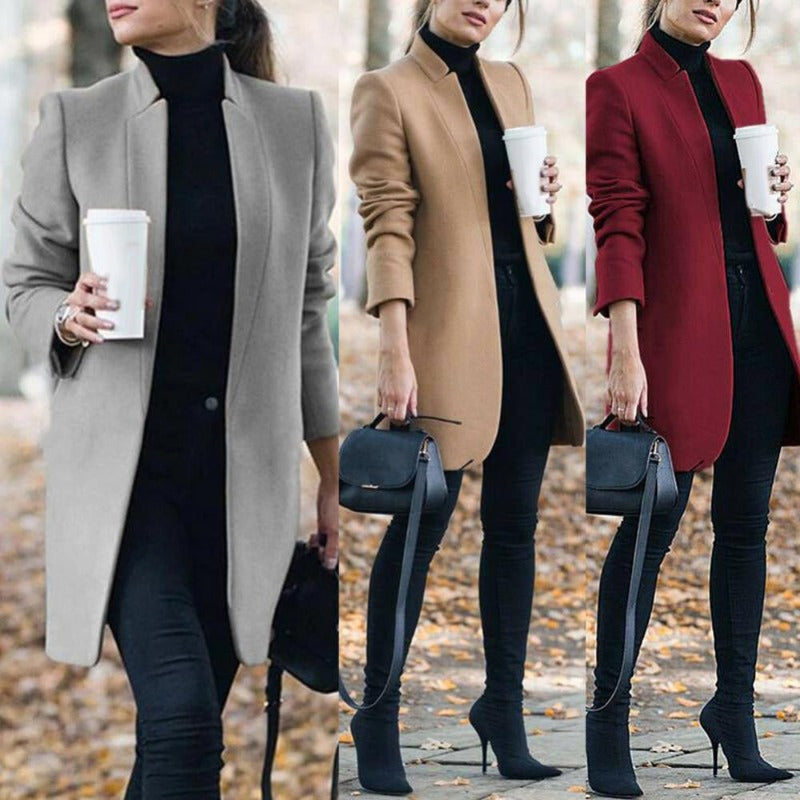 Elarova | Eleganter Mantel für Damen