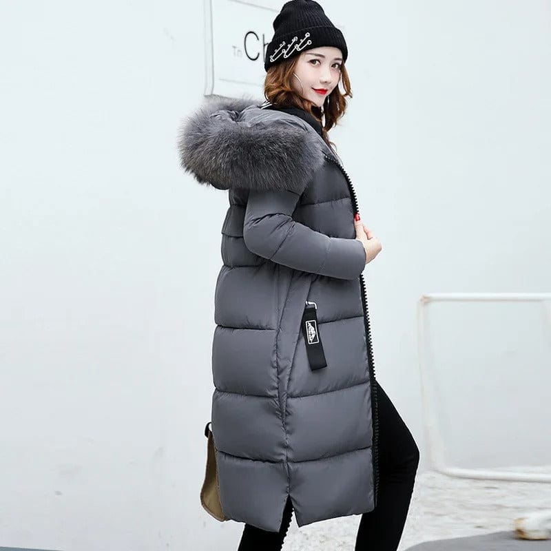 Elarova | Eleganter Mantel mit Kapuze für Damen