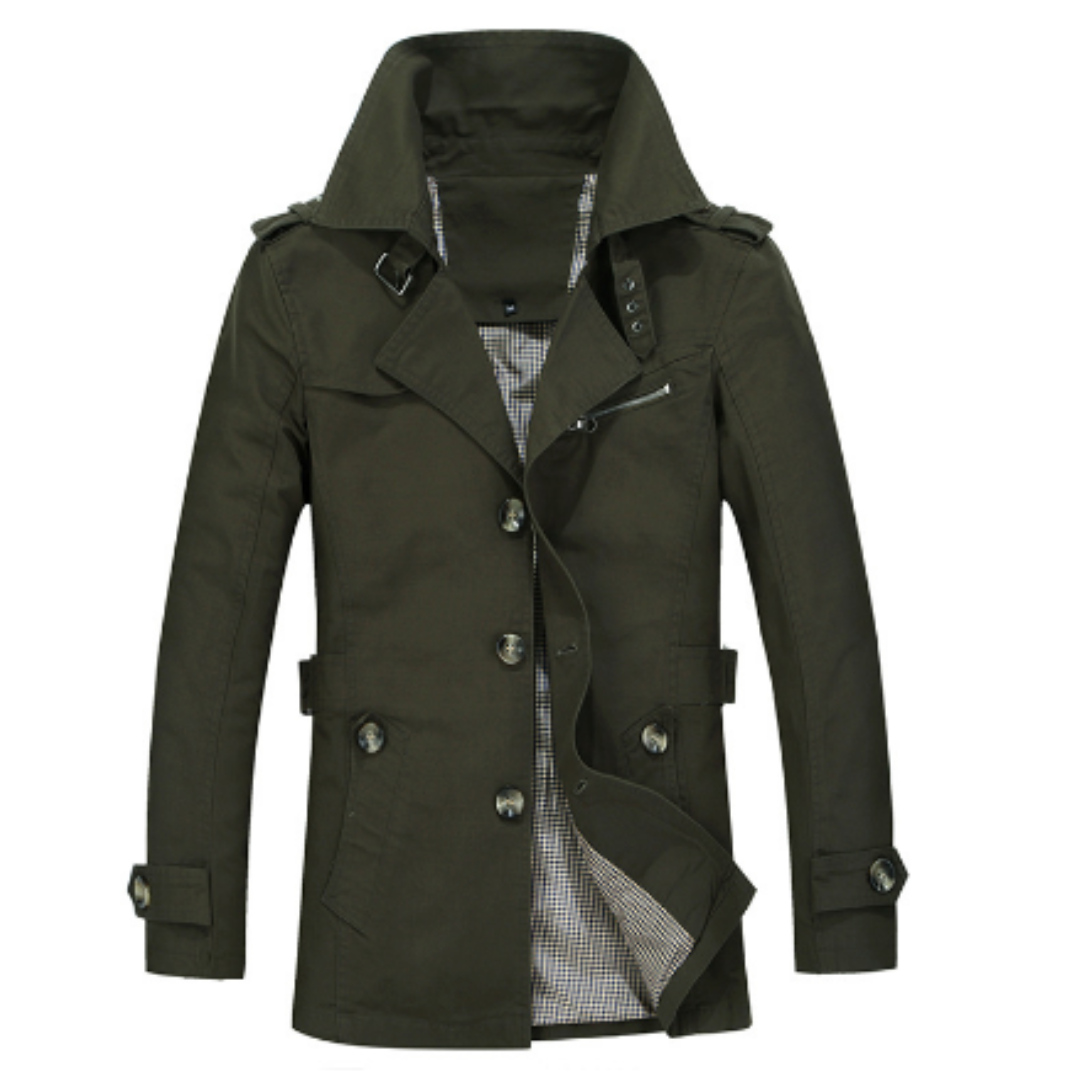 Elarova | Eleganter Trenchcoat für Herren