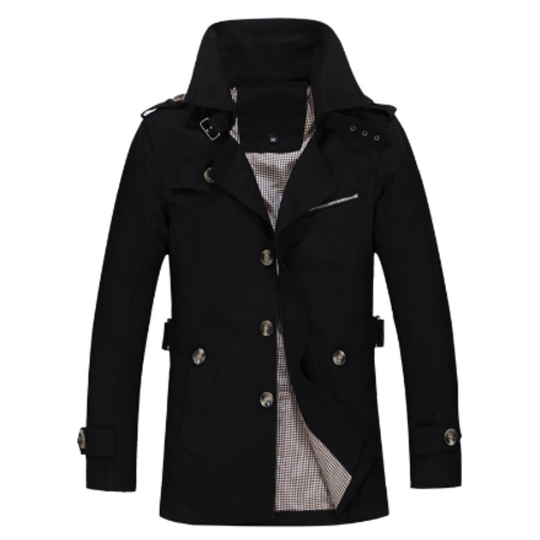 Elarova | Eleganter Trenchcoat für Herren