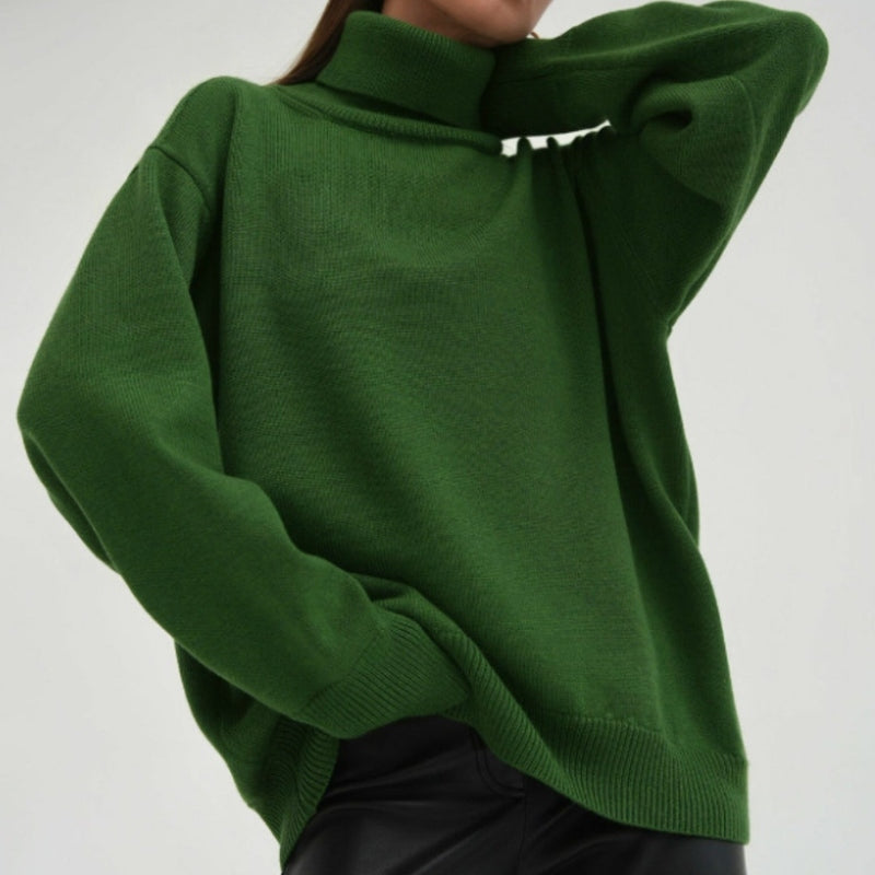Elegantes Damen-Rollkragenpullover Sabrina