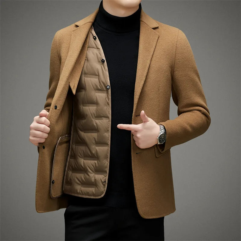 Elegantes Wollmantelmodell Malvin