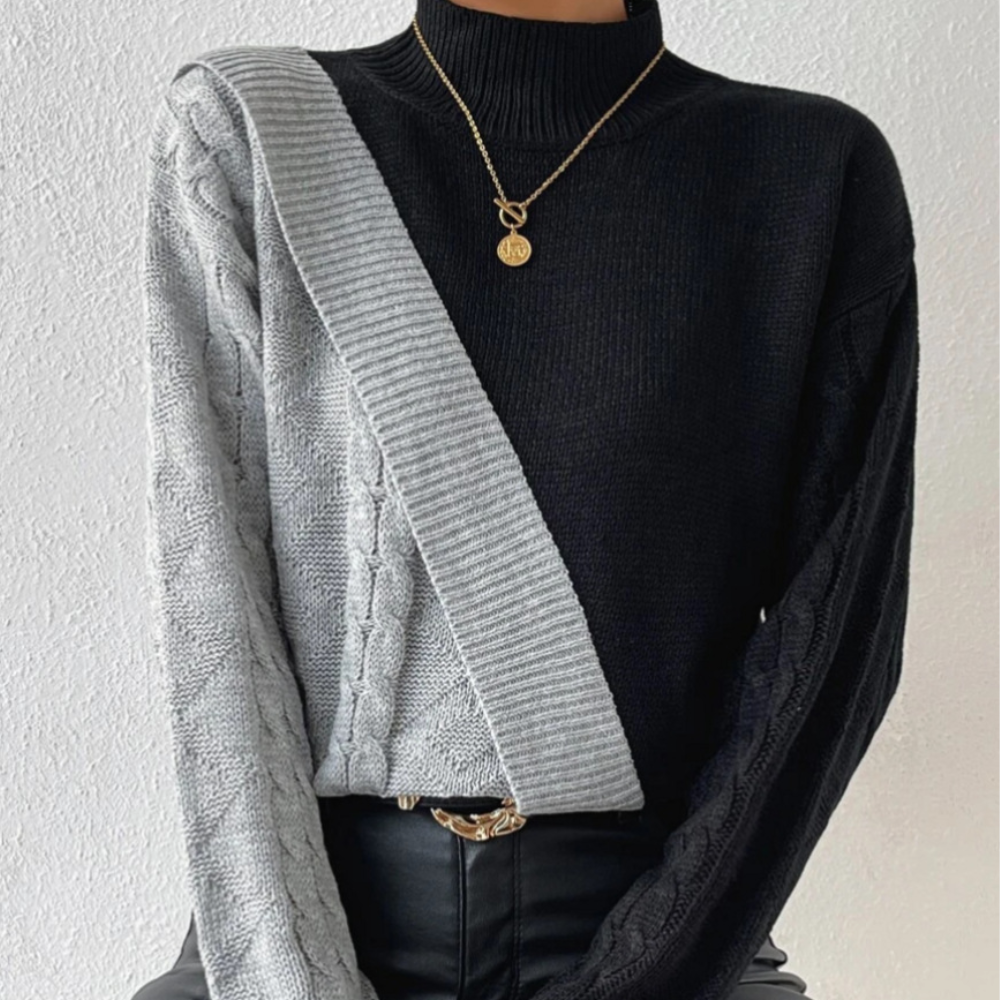 Elegantes, asymmetrisches Damen-Oberteil Dorottya