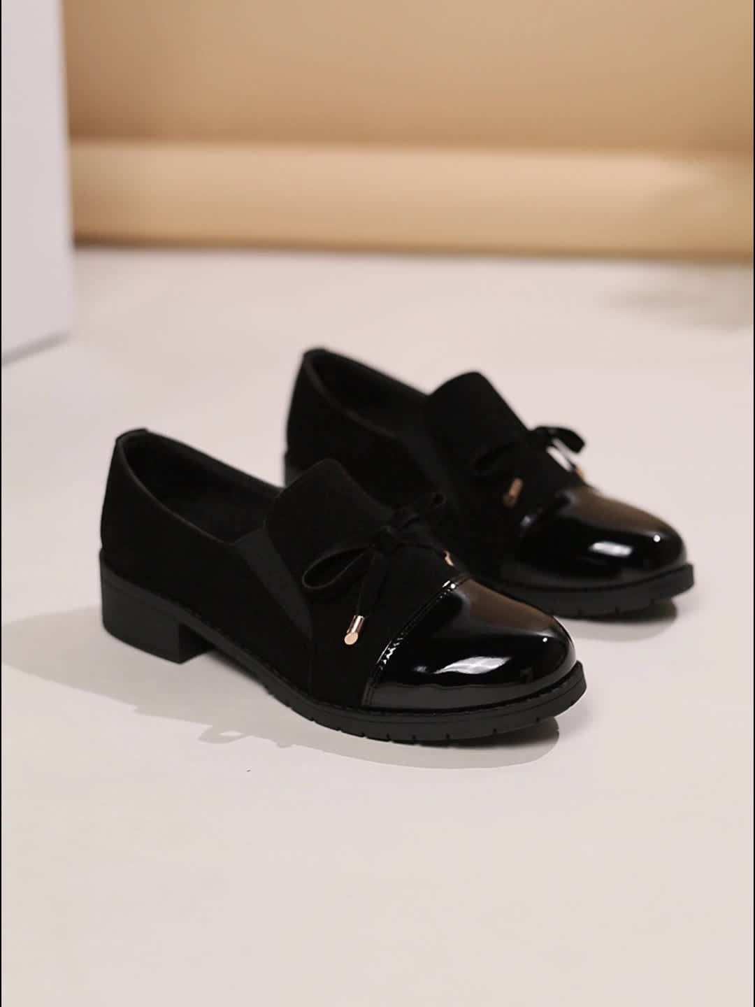 EleganzaStep™ – Komfortable Damen Loafer mit Blockabsatz