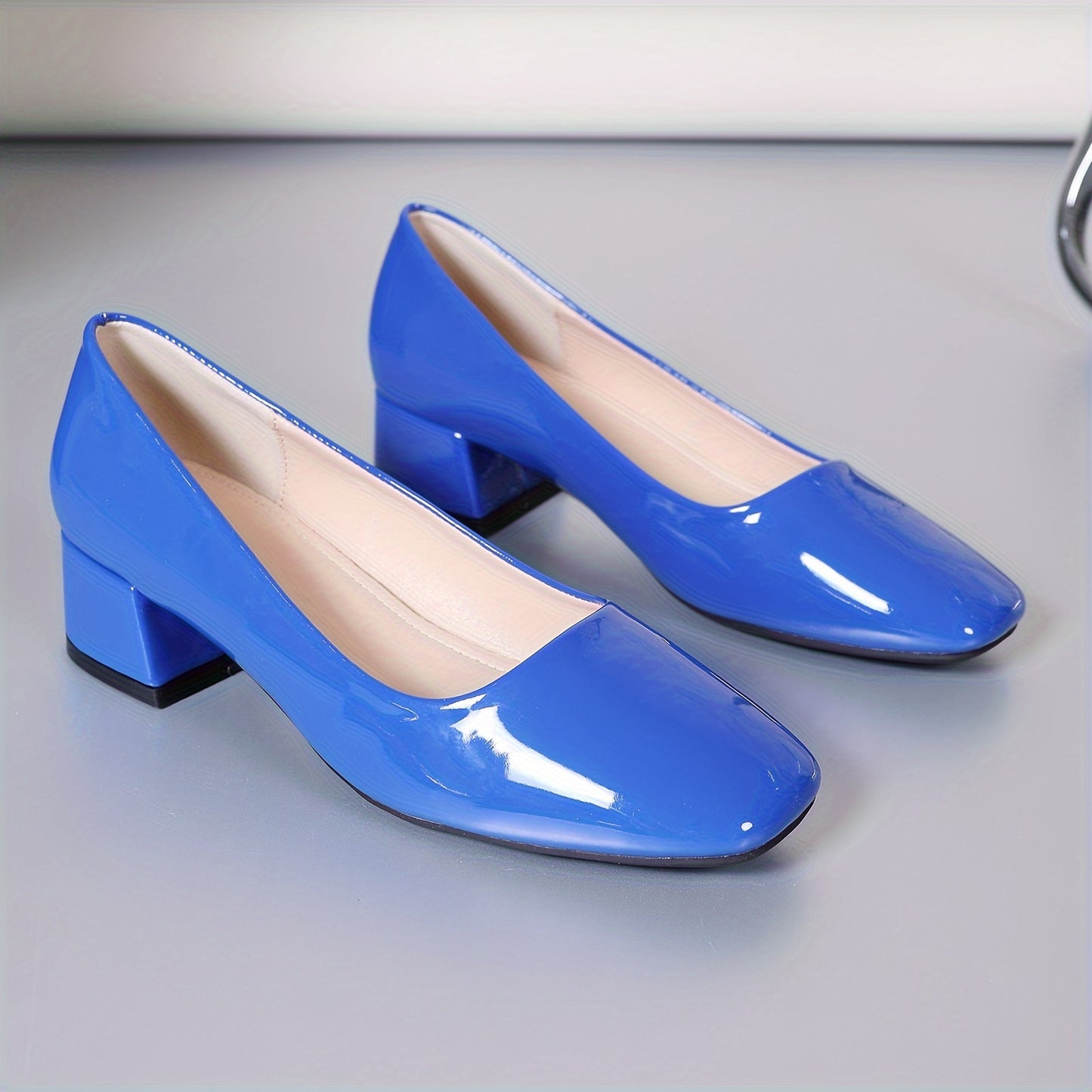 Eleganza™ – Modische Damen Pumps mit Bequemem Blockabsatz