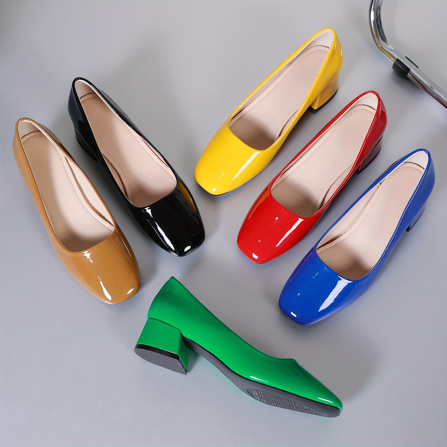 Eleganza™ – Modische Damen Pumps mit Bequemem Blockabsatz