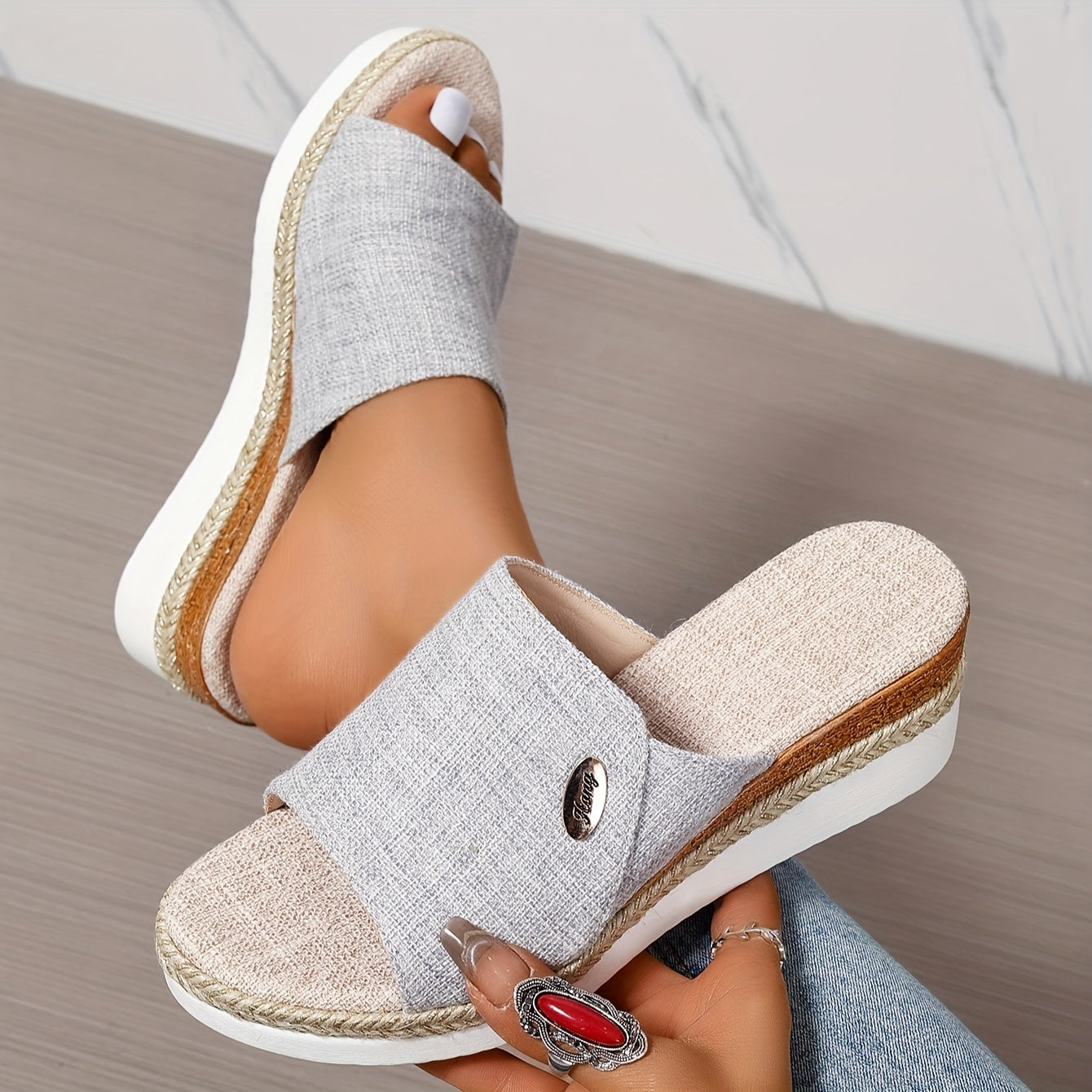 FemiVista™ – Elegante Damen Plateau Sandalen mit weichem Komfortfußbett