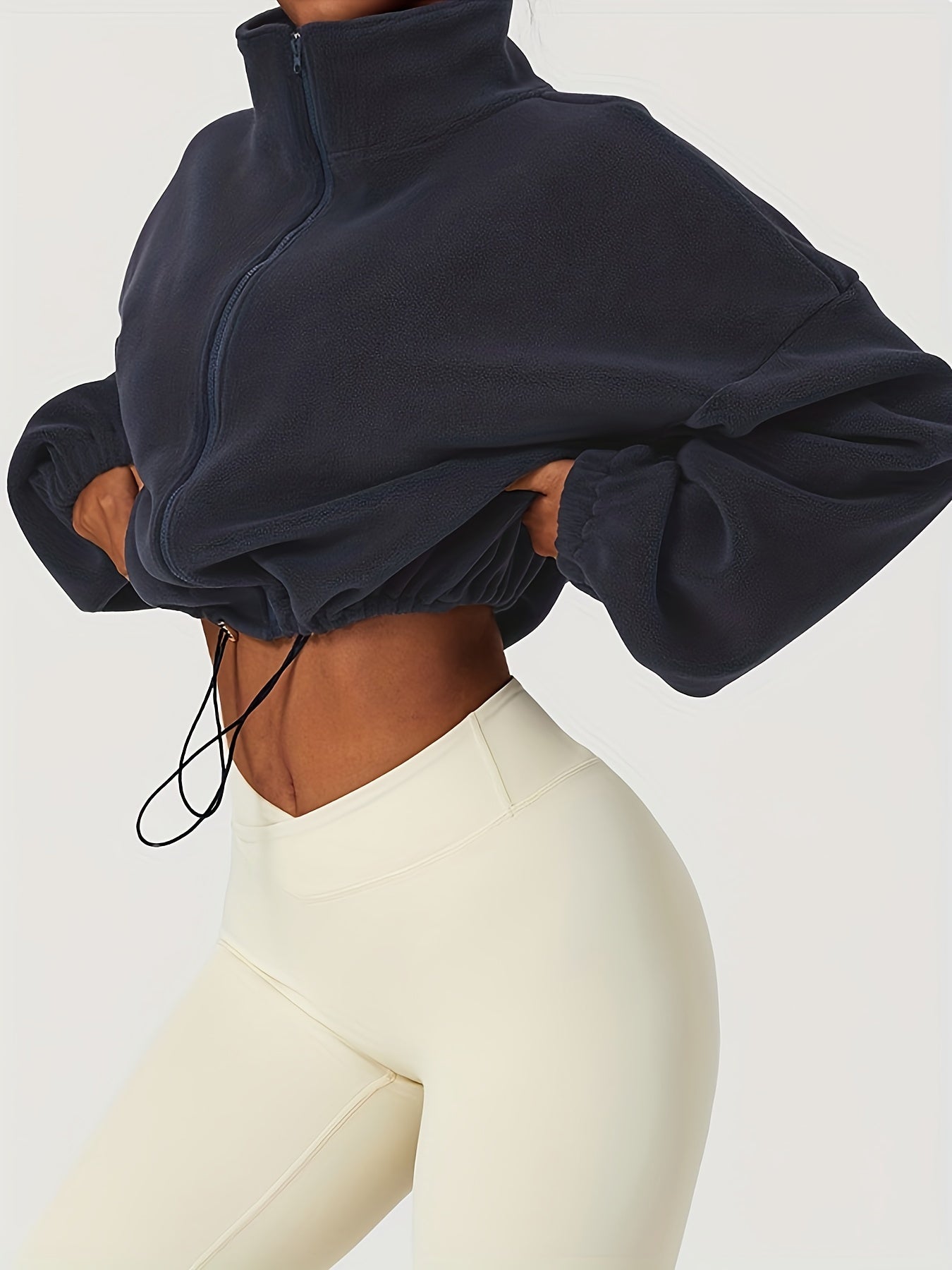 FlauschLux™ – Kuschelige Damen Fleecejacke mit Stehkragen