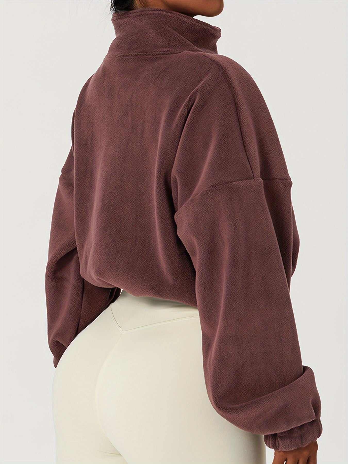 FlauschLux™ – Kuschelige Damen Fleecejacke mit Stehkragen