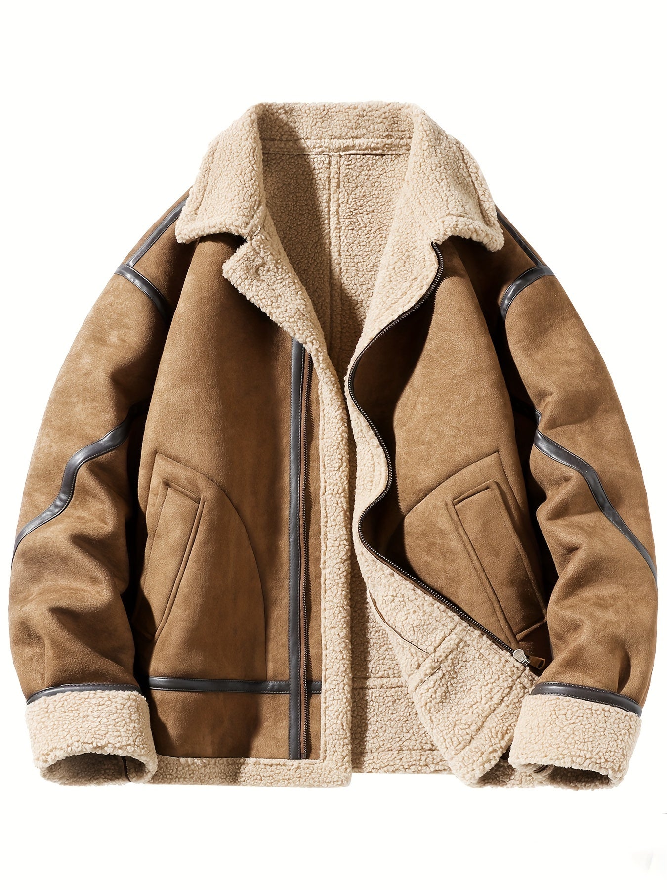 Elarova | Flauschige Fleecejacke für Herren