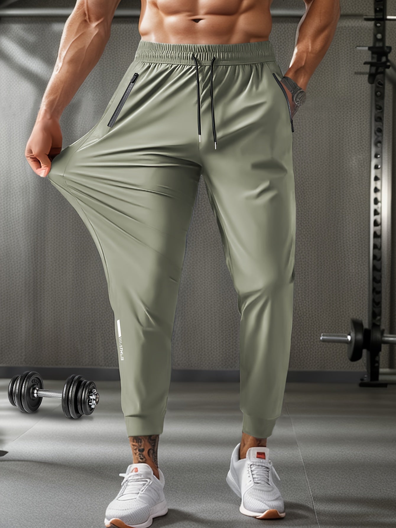FlexJog™ – Atmungsaktive Herren Sporthose mit Reißverschlusstaschen