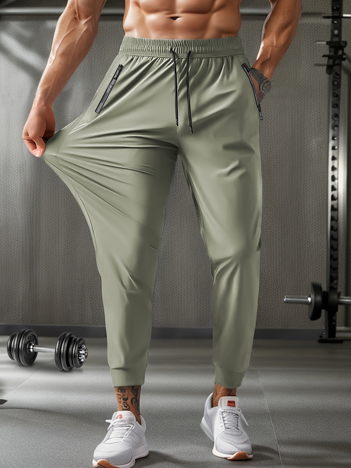 FlexJog™ – Atmungsaktive Herren Sporthose mit Reißverschlusstaschen