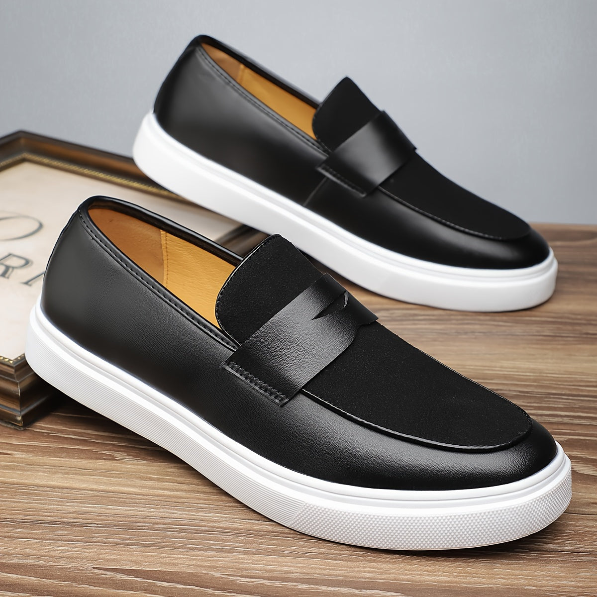 FlexStep™ – Elegante Slip-On Sneaker für Herren