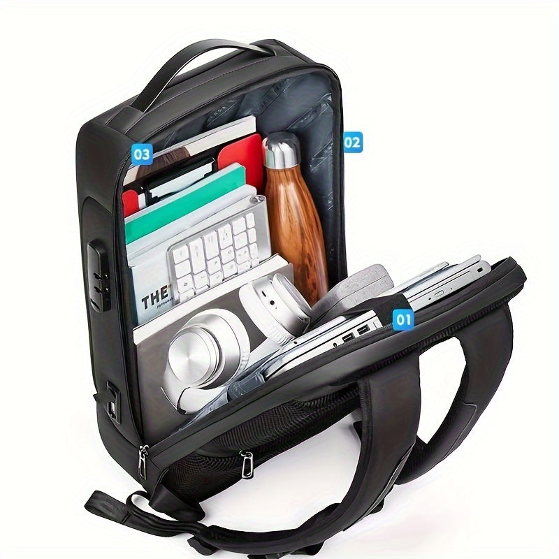FlexiPack™ – Multifunktionaler wasserdichter Laptop Rucksack mit USB-Port
