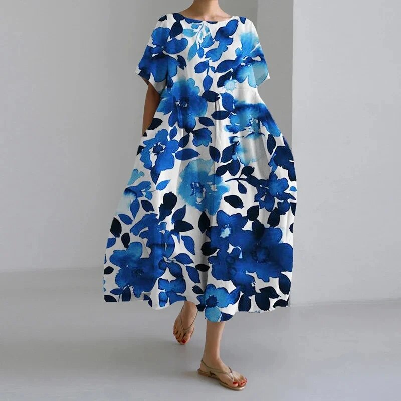 FlorinaChic™ – Elegantes Damenkleid mit zeitlosem Sommerdesign