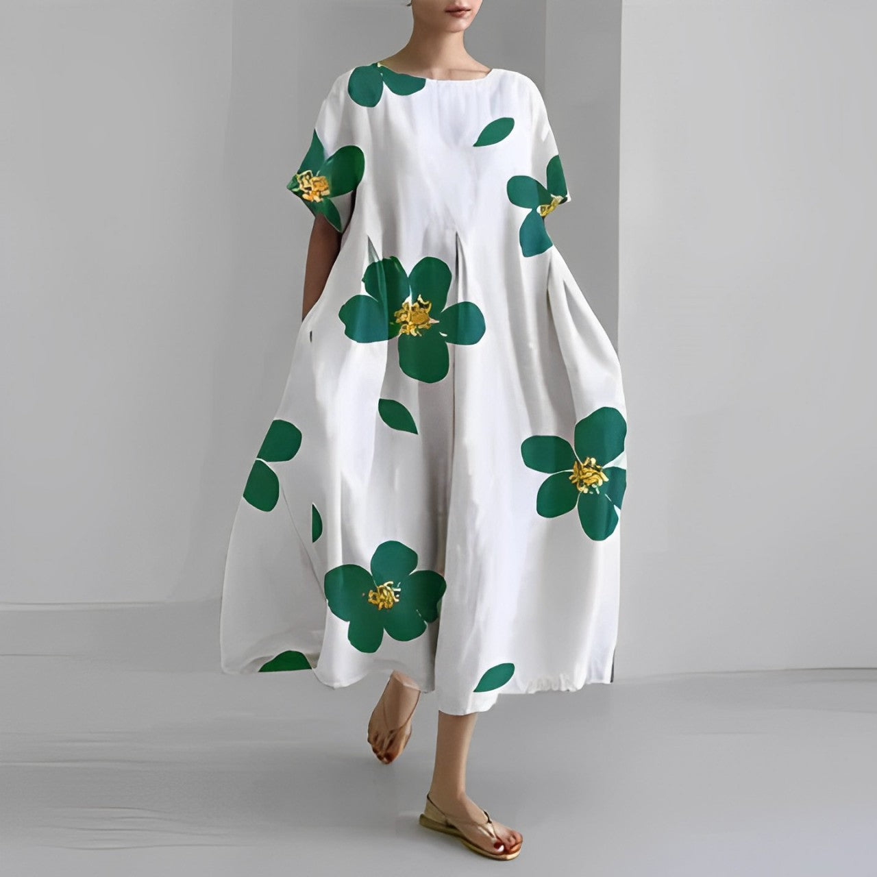FlorinaChic™ – Elegantes Damenkleid mit zeitlosem Sommerdesign