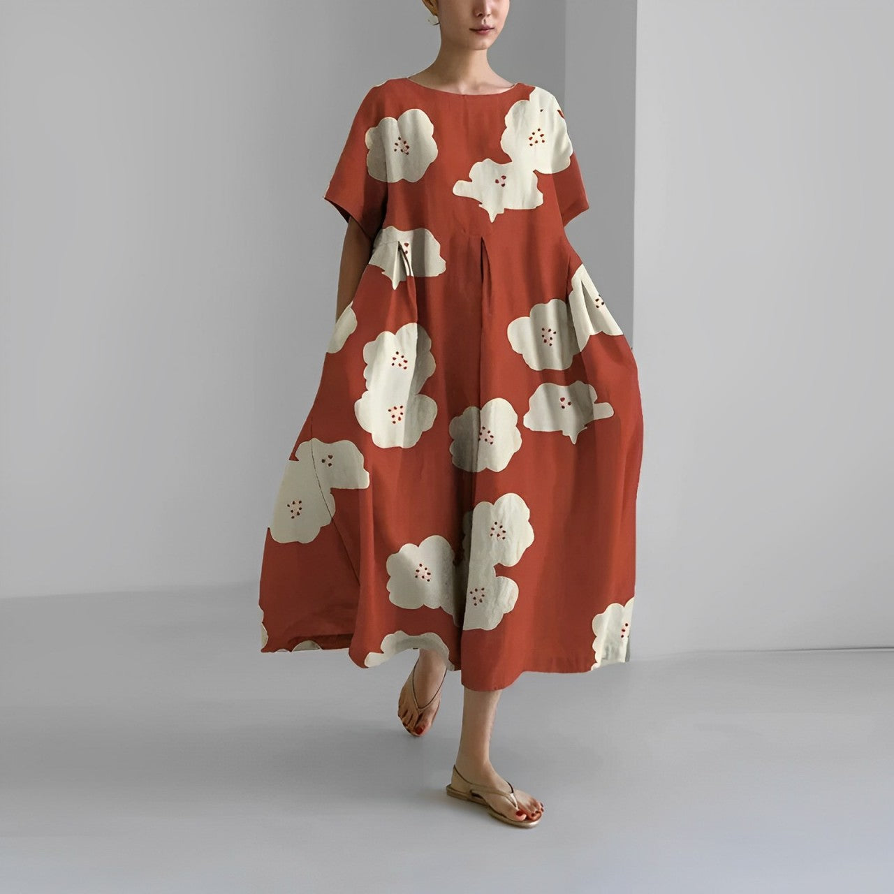 FlorinaChic™ – Elegantes Damenkleid mit zeitlosem Sommerdesign