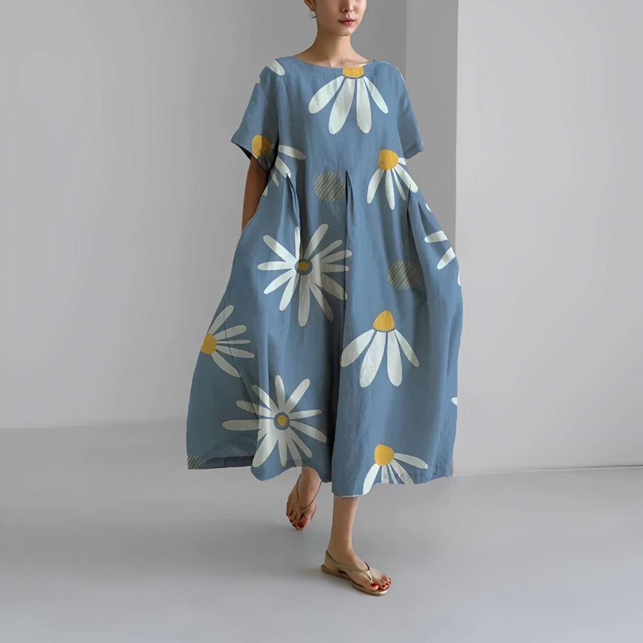 FlorinaChic™ – Elegantes Damenkleid mit zeitlosem Sommerdesign