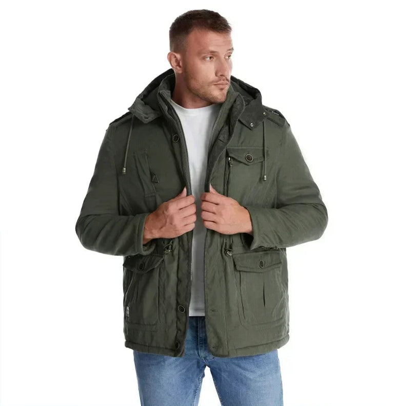 FrostCore™ – Warme Kapuzen-Winterjacke fur Herren