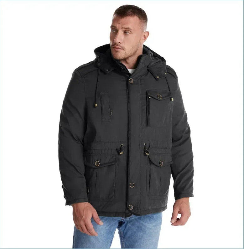 FrostCore™ – Warme Kapuzen-Winterjacke fur Herren