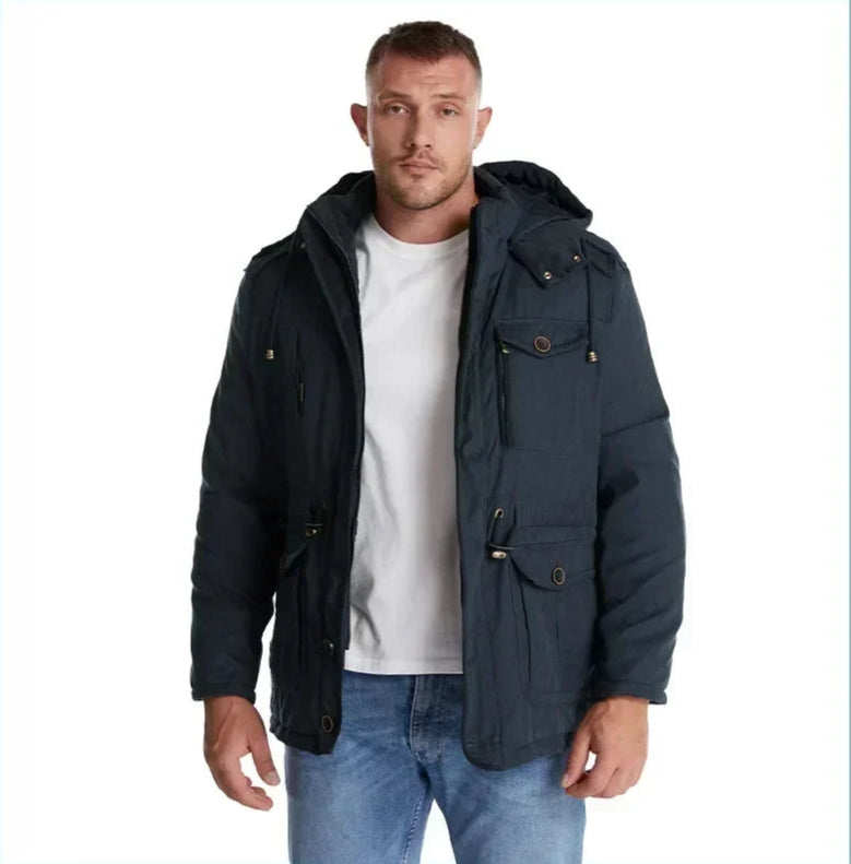 FrostCore™ – Warme Kapuzen-Winterjacke fur Herren